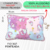 02 Fronha Para Travesseiro Cor UNICORNIO ROSA Malha 100% Algodão John Seven Decor 160 Gramas - John Seven Decor