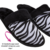 Chinelo Pelúcia Fechado Adulto Com Vira Estampado Plus Zebra - loja online