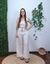 Calça Pantalona de Algodão