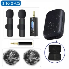 microfone sem fio 3.5mm lapela redução de ruído - loja online