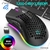 Bm600 recarregável usb 2.4g sem fio luz rgb favo de mel jogo do rato computador - Loja Teodoro
