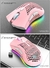 Bm600 recarregável usb 2.4g sem fio luz rgb favo de mel jogo do rato computador
