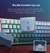 Redragon fizz k617 rgb usb mini teclado mecânico para jogos com fio interruptor