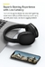 Baseus D02 Pro Fones de ouvido sem fio Sport Bluetooth 5.3 Fone de ouvido Handsf na internet