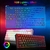 Redragon fizz k617 rgb usb mini teclado mecânico para jogos com fio interruptor