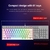 Redragon fizz k617 rgb usb mini teclado mecânico para jogos com fio interruptor na internet