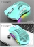 Bm600 recarregável usb 2.4g sem fio luz rgb favo de mel jogo do rato computador