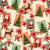 Tapete para comedouro - Papai Noel - Cacau Pet Club