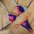 Biquíni fita micro fio tie dye