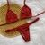 Biquini Fita Vermelho