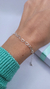 Pulseira elo corações