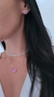 Conjunto coração rosa na internet