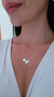 Colar coração cadeado, placa "love you" e chave - comprar online