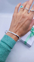 Bracelete ADULTO fio abaulado - comprar online