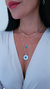 Colar gota turquesa natural - loja online