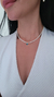 Choker miçangas peroladas - loja online