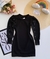Vestido Perolas Preto