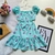 Vestido Borbotelas Verde