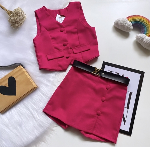 Conjunto Colete Linho