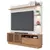 Estante Home Theater Campeche Freijó Off White Matte - Colibri