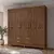 Guarda Roupa Casal 8 Portas 4 Gavetas Florida Moval na internet