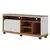 Rack Bancada Jurere 1500 para TV de 65" Freijo/Off White Matte - Colibri na internet