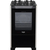 Fogão 4 Bocas Preto Mesa de Vidro Dako Magister