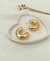 Argola tubo G - Banhado a Ouro