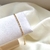 Pulseira cartier elo achatado