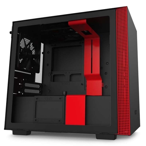 Gabinete Nzxt H210 Matte Black/red #32352