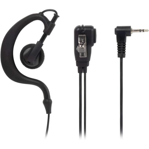 Fone para Radio Comunicador com PTT Preto MT01 #73139
