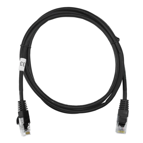Patch Cord UTP Cat5e 1,5M Preto 26AWG Seclan