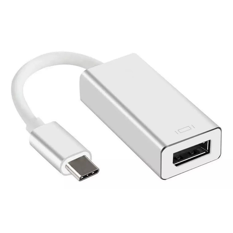 Cabo Adaptador USB Tipo-C 3.1 Para Displayport com 18CM