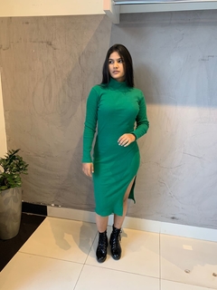 VESTIDO MALHA CANELADO