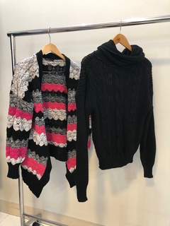 Blusa Preta Tricot
