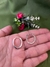 Brinco Argola Prata 925 Oval Lisa 20mm com detalhe em Zircone - Camila S Plus Size