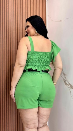 CONJUNTO VERDE COM CINTO - comprar online