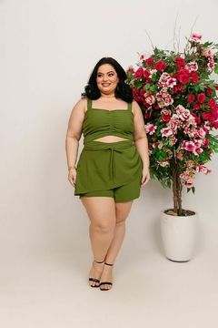 CONJUNTO VERDE CREPE