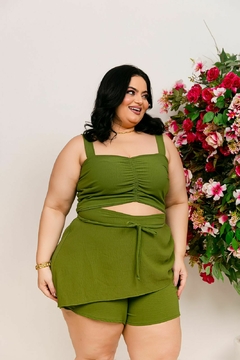 CONJUNTO VERDE CREPE na internet