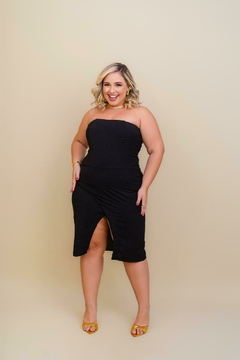 VESTIDO PRETO - TOMARA QUE CAIA - Camila S Plus Size