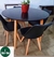 JUEGO TULIP REDONDA NEGRO 1.00