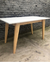 MESA NORDICA BLANCA 1.40