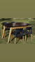 MESA 1.40 + 4 SILLAS MILÁN - comprar online
