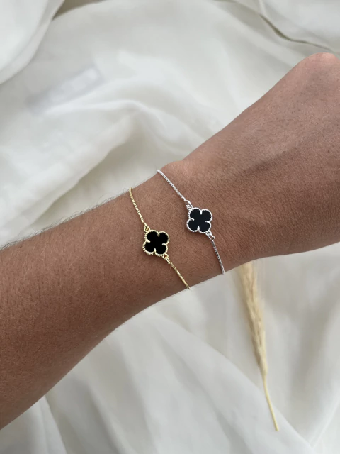 Pulseira Trevo Preto - comprar online