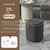 Smart Trash Can With Lid For Bedroom And Living Room Kitchen Storage Box Trash Can Induction Small Car Box Automatic Smart Dustbin Smart Trash Bin - buy online