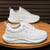 Image of Men's Thick-soled Sports Shoes Casual Breathable Sneakers Lace-up Dad Shoes Boy