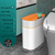 Smart Trash Can With Lid For Bedroom And Living Room Kitchen Storage Box Trash Can Induction Small Car Box Automatic Smart Dustbin Smart Trash Bin