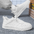 Casual Lace-up Sneakers Men Fashion Breathable Plaid Flats Shoes - sackshoppss