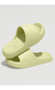 Image of Solid Thick-soled Home Slippers Summer Non-slip Floor Bathroom Slipper For Women Men's House Shoes