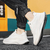 Men's Thick-soled Sports Shoes Casual Breathable Sneakers Lace-up Dad Shoes Boy